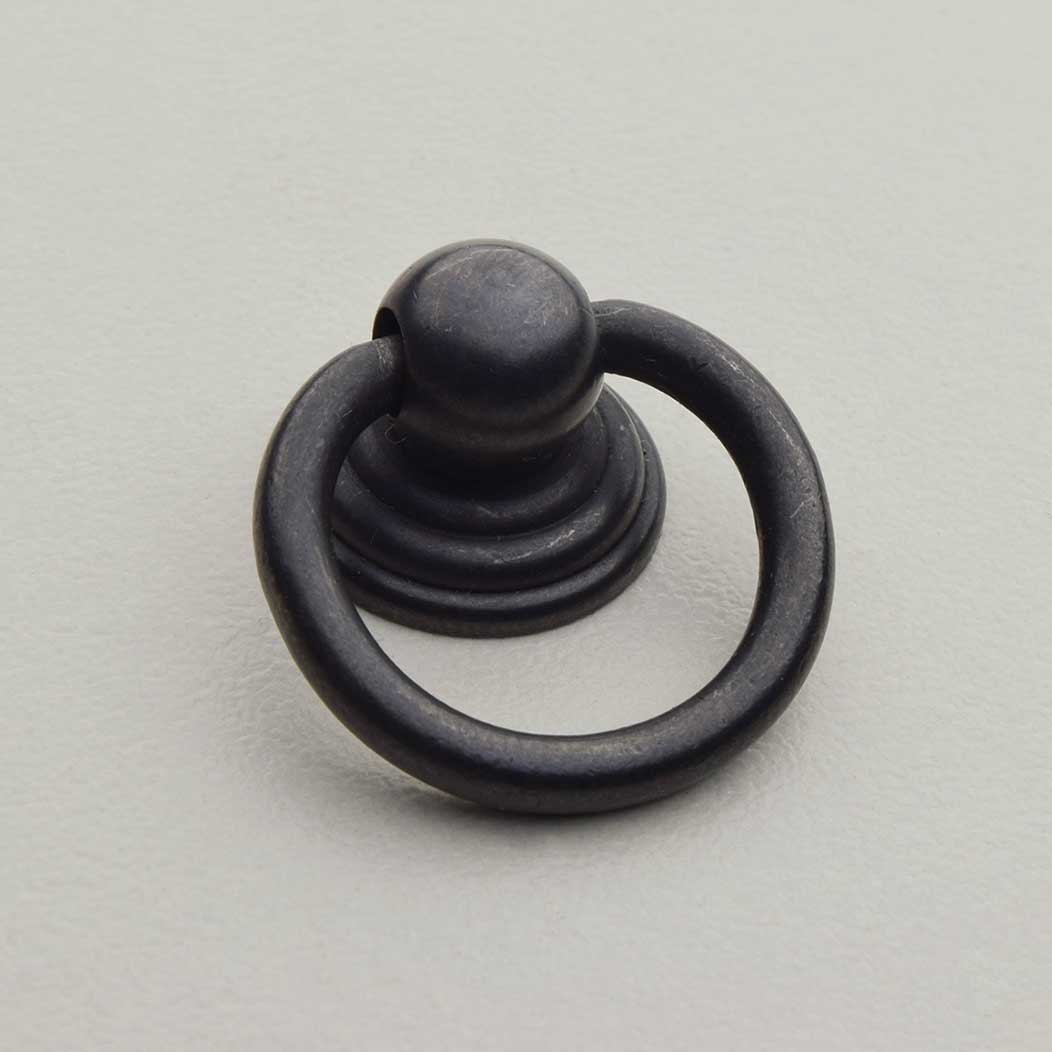 Horton Brasses [RP-3-DA] Solid Brass Cabinet Drawer Ring Pull