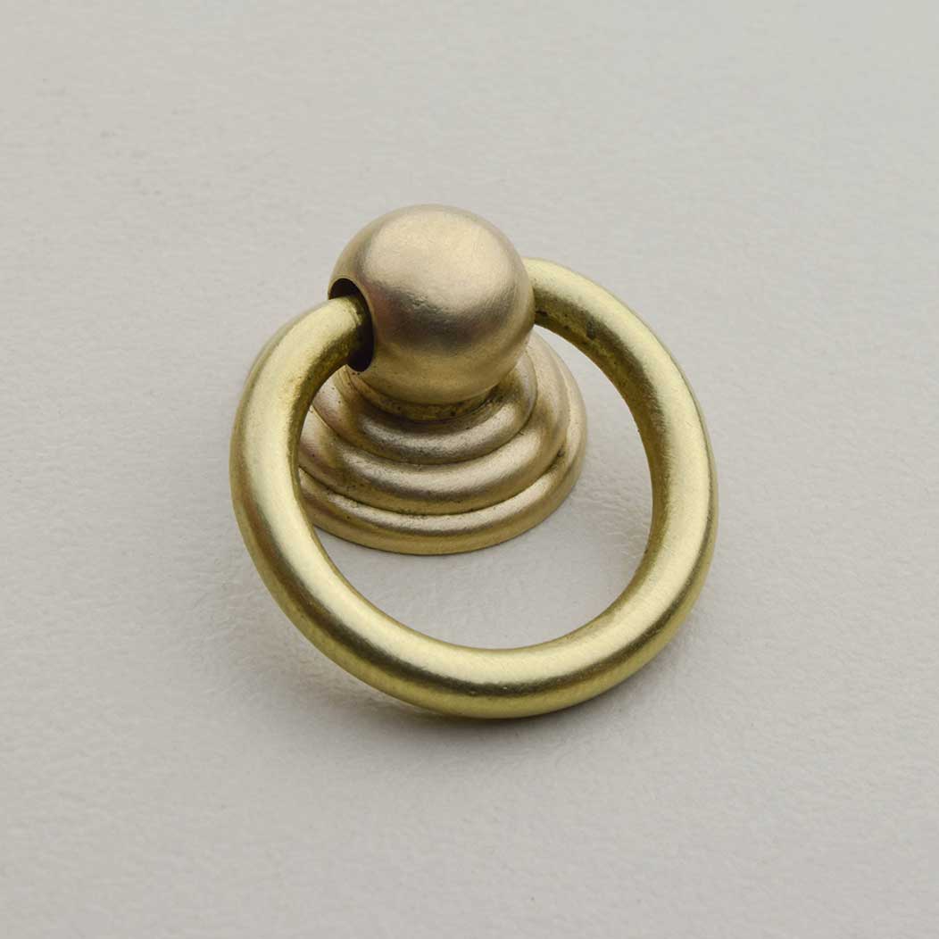 Horton Brasses [RP-3-SB] Solid Brass Cabinet Drawer Ring Pull