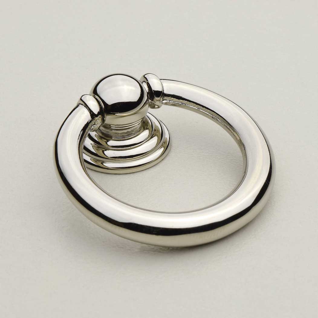 Horton Brasses [RP-4-PN] Solid Brass Cabinet Drawer Ring Pull
