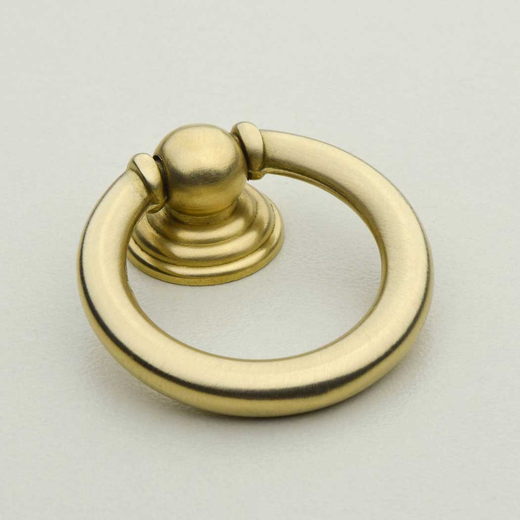 Horton Brasses [RP-4-SB] Solid Brass Cabinet Drawer Ring Pull