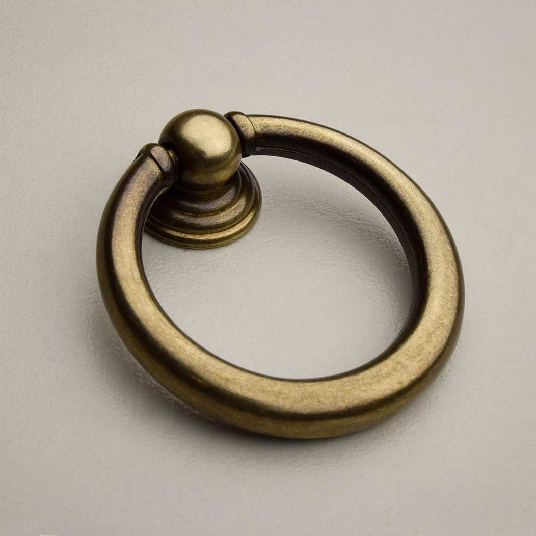 Horton Brasses [RP-5-LA] Solid Brass Cabinet Drawer Ring Pull