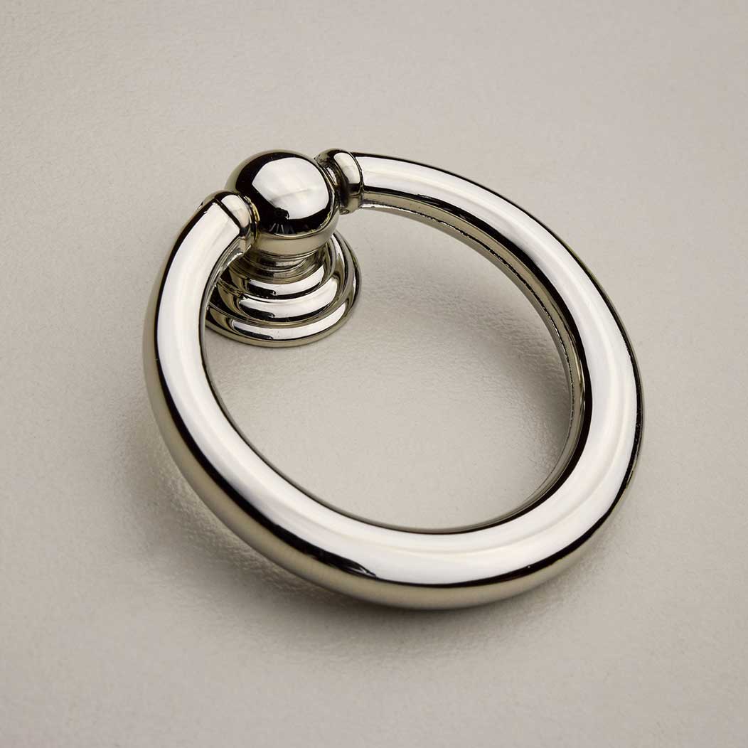 Horton Brasses [RP-5-PN] Solid Brass Cabinet Drawer Ring Pull