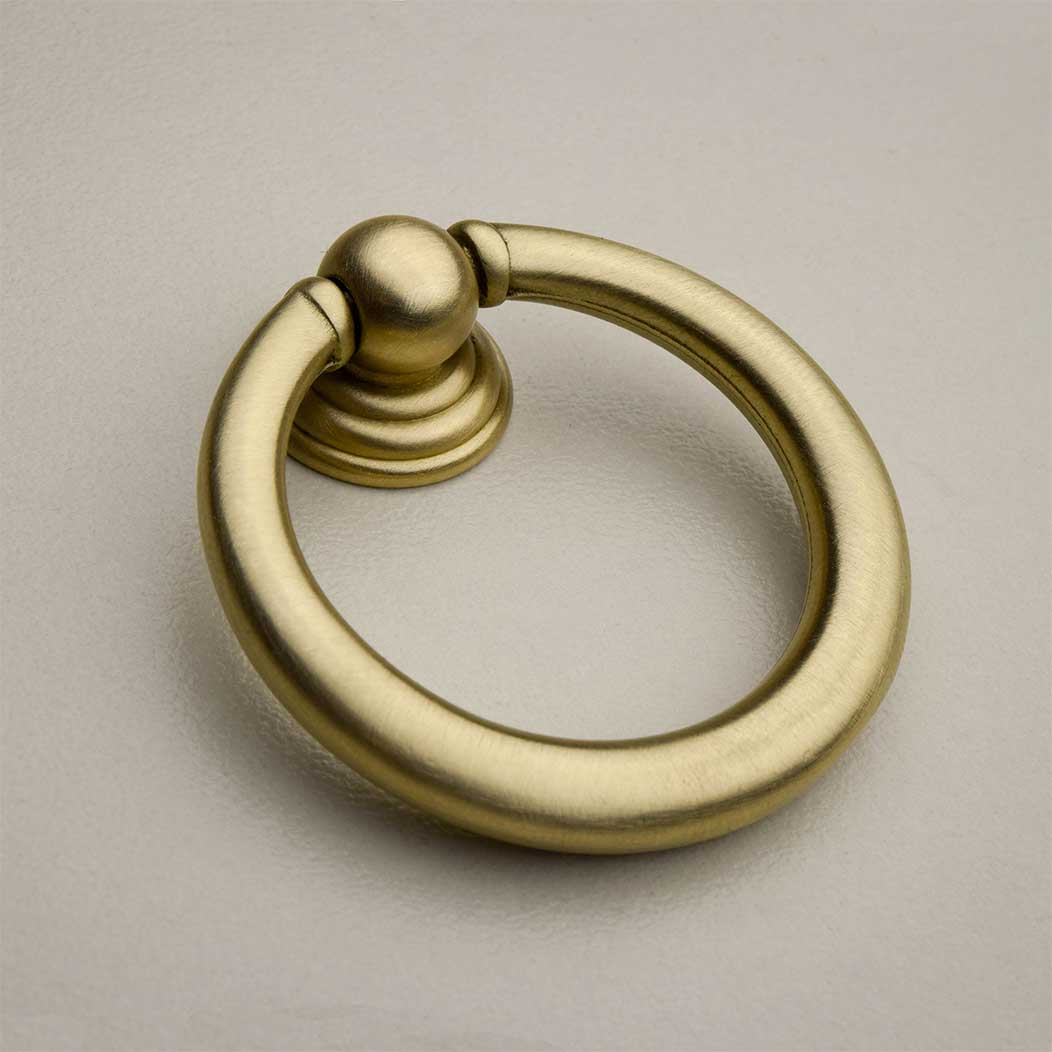 Horton Brasses [RP-5-SB] Solid Brass Cabinet Drawer Ring Pull