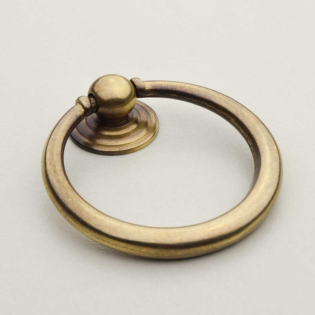 Horton Brasses [RP-6-LA] Solid Brass Cabinet Drawer Ring Pull