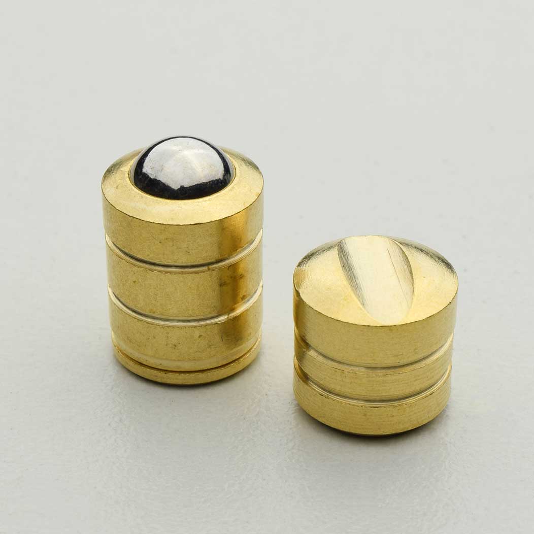Horton Brasses [BC-275-P] Solid Brass Cabinet Door Ball Catch