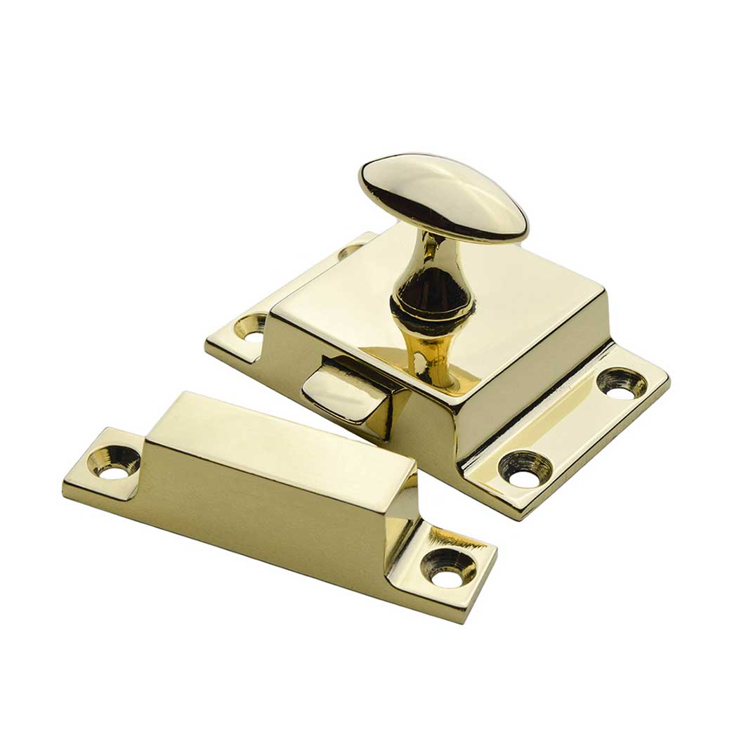 Horton Brasses [SL-6-BL] Solid Brass Cabinet Cupboard Latch