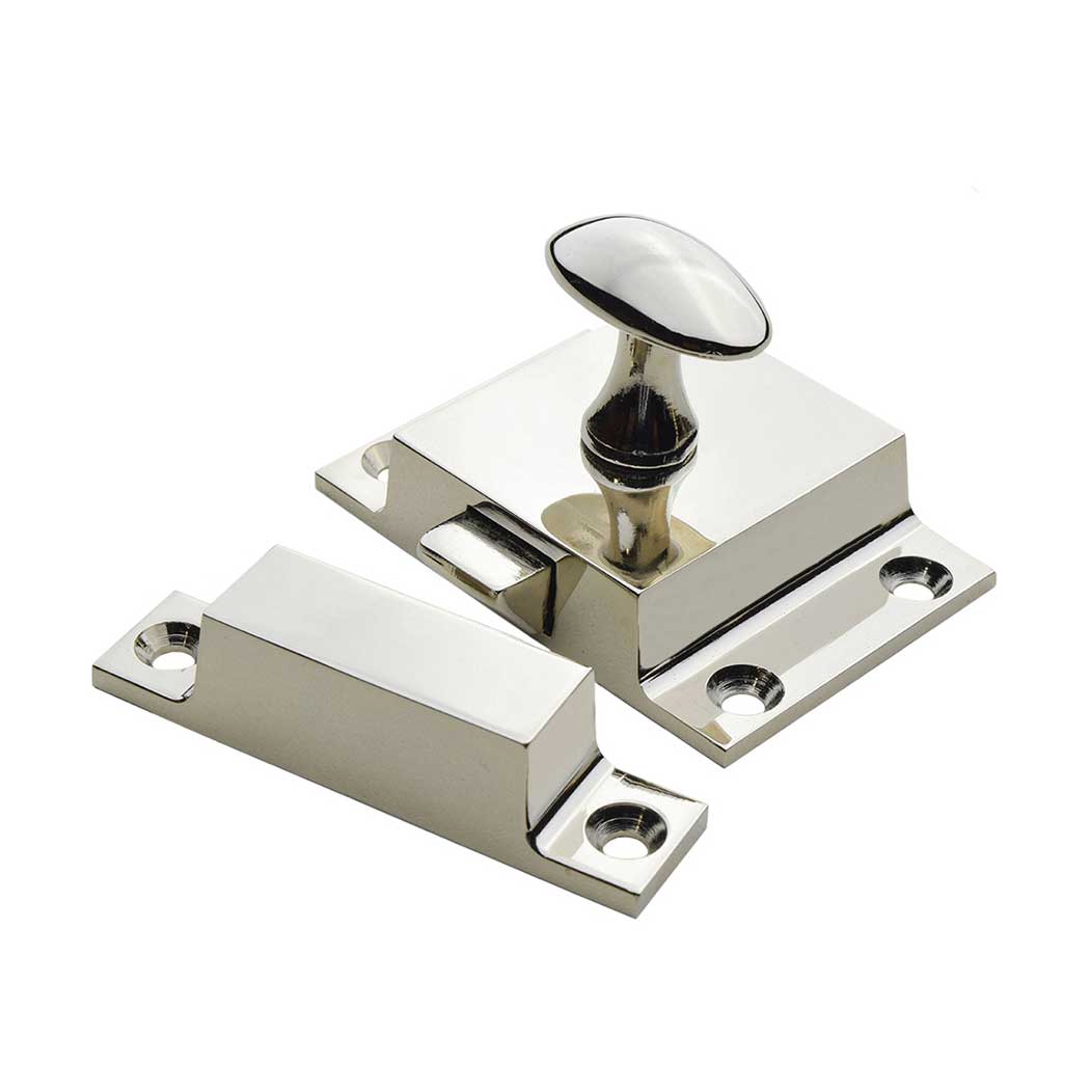 Horton Brasses [SL-6-PN] Solid Brass Cabinet Cupboard Latch