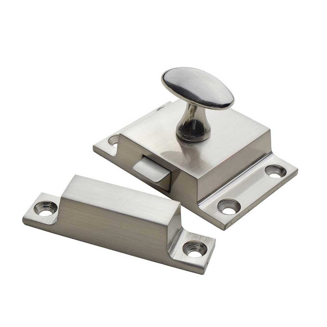 Horton Brasses [SL-6-SN] Solid Brass Cabinet Cupboard Latch