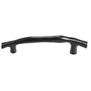 Iron Valley [T-80-116-4] Cast Iron Cabinet Pull Handle - Twig - Standard Size - Flat Black Finish - 4&quot; C/C - 5 5/8&quot; L