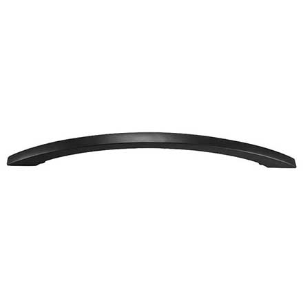 Iron Valley [T-80-120-12] Cast Iron Cabinet Pull Handle - Arch - Oversized - Flat Black Finish - 12&quot; C/C - 15 5/8&quot; L