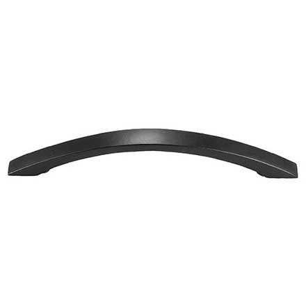 Iron Valley [T-80-120-6] Cast Iron Cabinet Pull Handle - Arch - Oversized - Flat Black Finish - 6&quot; C/C - 8&quot; L