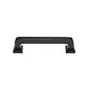 Iron Valley [T-80-126-3] Cast Iron Cabinet Pull Handle - Contemporary - Standard Size - Flat Black Finish - 3" C/C - 3 3/4" L