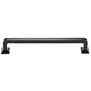Iron Valley [T-80-126-9] Cast Iron Cabinet Pull Handle - Contemporary - Oversized - Flat Black Finish - 9" C/C - 9 3/4" L