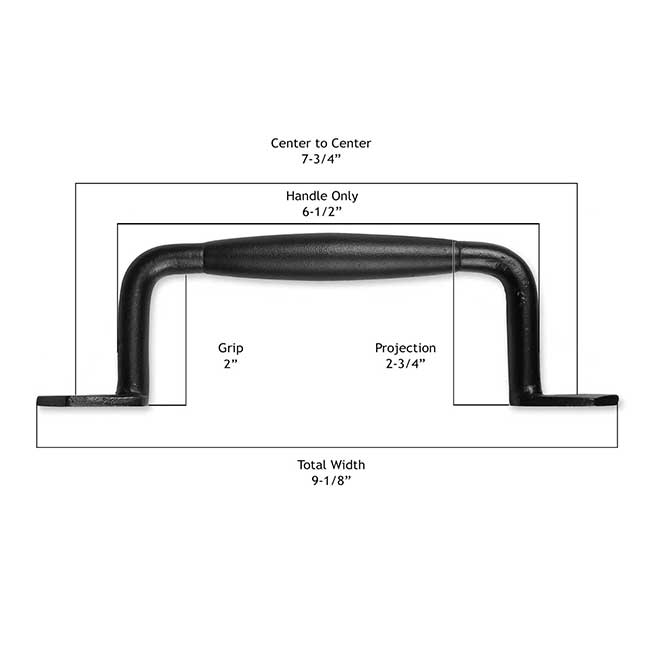 Iron Valley [IR-130] Cast Iron Gate Pull Handle