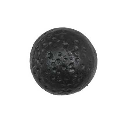 Iron Valley [T-82-802] Cast Iron Door Clavos - Hammered Round - Flat Black Finish - 1" Dia.