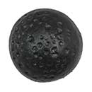 Iron Valley [T-82-802] Cast Iron Door Clavos - Hammered Round - Flat Black Finish - 1&quot; Dia.