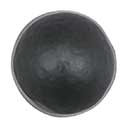 Iron Valley [T-82-804] Cast Iron Door Clavos - Smooth Round - Flat Black Finish - 1" Dia.