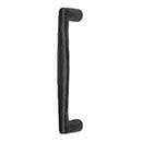 Iron Valley [IR-40-700] Cast Iron Door Pull Handle - Textured Bar - Flat Black FInish - 8&quot; C/C - 9 1/8&quot; L