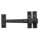 Iron Valley [T-81-531] Cast Iron Gate Drop Bar Latch - Knob - Square End - Flat Black Finish - 6 1/2&quot; L