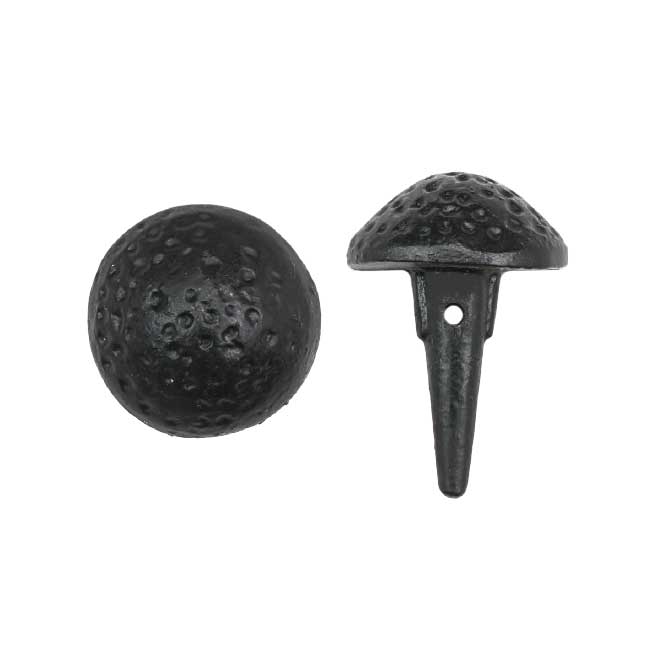 Iron Valley [T82802] Cast Iron Door Clavos Hammered Round Flat