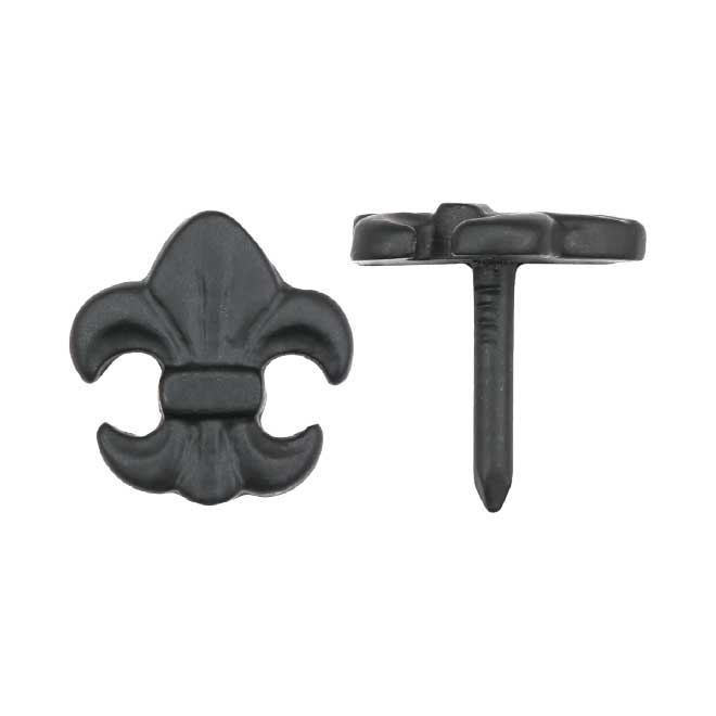 Iron Valley [IR530FDL] Cast Iron Door Clavos Fleur de Lis Flat