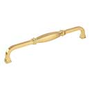 Jeffrey Alexander [278-12BG] Die Cast Zinc Appliance/Door Pull Handle - Audrey Series - Brushed Gold Finish - 12&quot; C/C - 12 3/4&quot; L