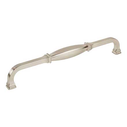 Jeffrey Alexander [278-12SN] Die Cast Zinc Appliance/Door Pull Handle - Audrey Series - Satin Nickel Finish - 12&quot; C/C - 12 3/4&quot; L