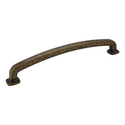 Jeffrey Alexander [MO6373-12ABM-D] Die Cast Zinc Appliance/Door Pull Handle - Belcastel 1 Series - Distressed Antique Brass Finish - 13 1/4" L