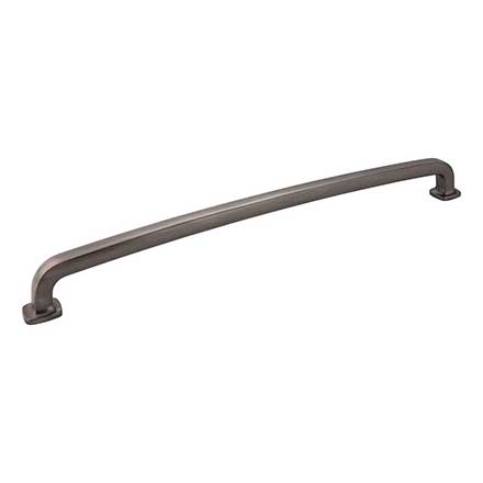 Jeffrey Alexander [MO6373-18BNBDL] Die Cast Zinc Appliance/Door Pull Handle - Belcastel 1 Series - Brushed Pewter Finish - 19 1/4" L