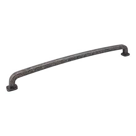 Jeffrey Alexander [MO6373-18SIM-D] Die Cast Zinc Appliance/Door Pull Handle - Belcastel 1 Series - Distressed Antique Silver Finish - 19 1/4&quot; L