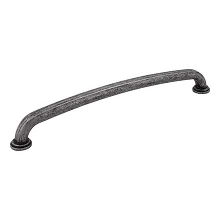 Jeffrey Alexander [527-12SIM] Die Cast Zinc Appliance/Door Pull Handle - Bremen 1 Series - Distressed Antique Silver Finish - 13 1/16&quot; L