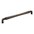 Jeffrey Alexander [537-12ABSB] Die Cast Zinc Appliance/Door Pull Handle - Bremen 2 Series - Antique Brushed Satin Brass Finish - 12 11/16&quot; L