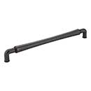 Jeffrey Alexander [537-12DACM] Die Cast Zinc Appliance/Door Pull Handle - Bremen 2 Series - Gun Metal Finish - 12 11/16&quot; L