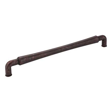 Jeffrey Alexander [537-12DMAC] Die Cast Zinc Appliance/Door Pull Handle - Bremen 2 Series - Distressed Oil Rubbed Bronze Finish - 12 11/16&quot; L