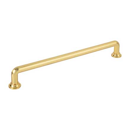 Jeffrey Alexander [387-12BG] Die Cast Zinc Appliance/Door Pull Handle - Davis Series - Brushed Gold Finish - 12" C/C - 13 1/8" L