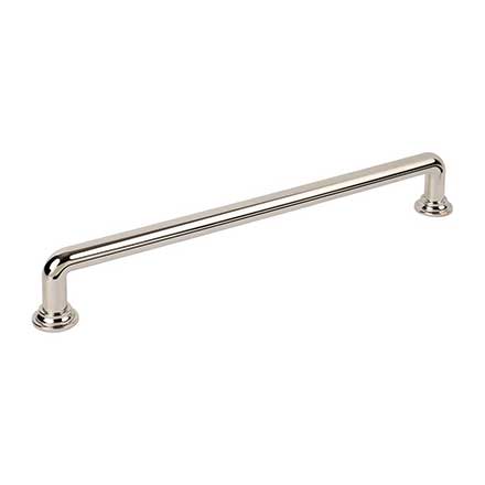 Jeffrey Alexander [387-12NI] Die Cast Zinc Appliance/Door Pull Handle - Davis Series - Polished Nickel Finish - 12" C/C - 13 1/8" L