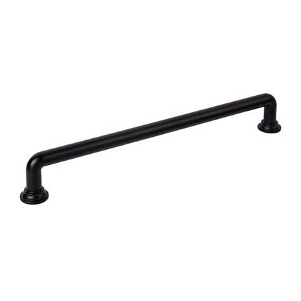 Jeffrey Alexander [387-18MB] Die Cast Zinc Appliance/Door Pull Handle - Davis Series - Matte Black Finish - 18" C/C - 19 1/8" L