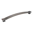 Jeffrey Alexander [585-12BNBDL] Die Cast Zinc Appliance/Door Pull Handle - Delmar Series - Brushed Pewter Finish - 12" C/C - 13 1/4" L