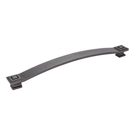 Jeffrey Alexander [585-12DACM] Die Cast Zinc Appliance/Door Pull Handle - Delmar Series - Gun Metal Finish - 13 1/4" L
