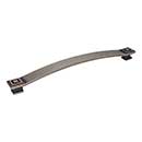 Jeffrey Alexander [585-12DP] Die Cast Zinc Appliance/Door Pull Handle - Delmar Series - Distressed Pewter Finish - 12" C/C - 13 1/4" L