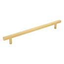 Jeffrey Alexander [845-12BG] Die Cast Zinc Appliance/Door Pull Handle - Dominique Series - Brushed Gold Finish - 12&quot; C/C - 15&quot; L