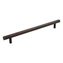 Jeffrey Alexander [845-12DBAC] Die Cast Zinc Appliance/Door Pull Handle - Dominique Series - Brushed Oil Rubbed Bronze Finish - 12&quot; C/C - 15&quot; L