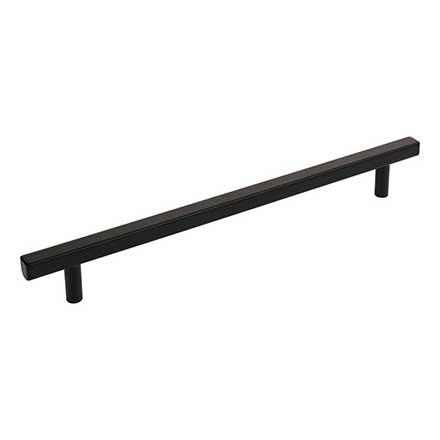 Jeffrey Alexander [845-12MB] Die Cast Zinc Appliance/Door Pull Handle - Dominique Series - Matte Black Finish - 12" C/C - 15" L