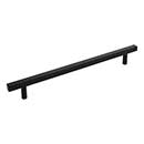 Jeffrey Alexander [845-12MB] Die Cast Zinc Appliance/Door Pull Handle - Dominique Series - Matte Black Finish - 12&quot; C/C - 15&quot; L