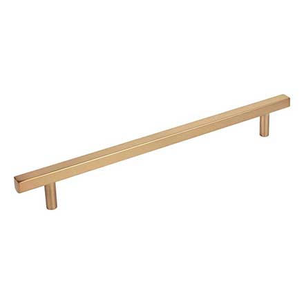 Jeffrey Alexander [845-12SBZ] Die Cast Zinc Appliance/Door Pull Handle - Dominique Series - Satin Bronze Finish - 12&quot; C/C - 15&quot; L
