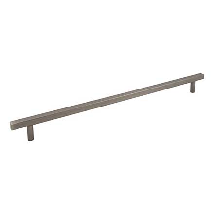 Jeffrey Alexander [845-18BNBDL] Die Cast Zinc Appliance/Door Pull Handle - Dominique Series - Brushed Pewter Finish - 18&quot; C/C - 21&quot; L