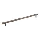 Jeffrey Alexander [845-18BNBDL] Die Cast Zinc Appliance/Door Pull Handle - Dominique Series - Brushed Pewter Finish - 18&quot; C/C - 21&quot; L
