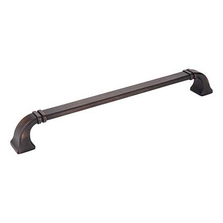 Jeffrey Alexander [165-12DBAC] Die Cast Zinc Appliance/Door Pull Handle - Ella Series - Brushed Oil Rubbed Bronze Finish - 13&quot; L