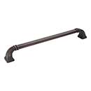 Jeffrey Alexander [165-12DBAC] Die Cast Zinc Appliance/Door Pull Handle - Ella Series - Brushed Oil Rubbed Bronze Finish - 13&quot; L