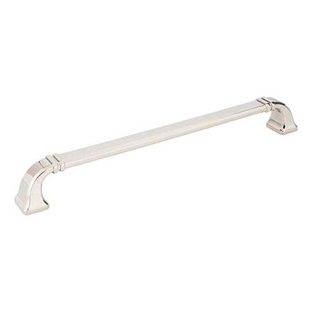 Jeffrey Alexander [165-12NI] Die Cast Zinc Appliance/Door Pull Handle - Ella Series - Polished Nickel Finish - 13&quot; L